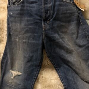 Ralph Lauren Distressed Dark Blue Jeans